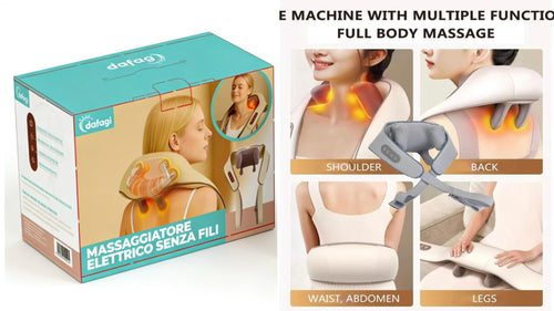 Massaggiatore Cervicale 4D Nuvora per collo e spalle